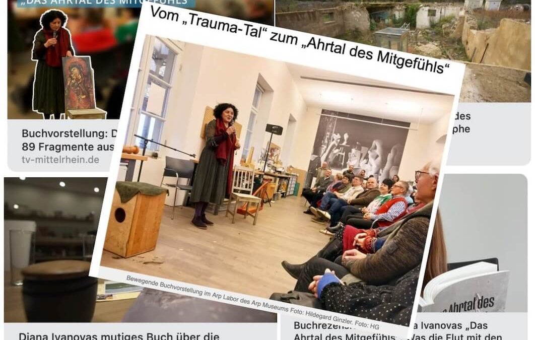 Presse-Berichte über das neue Buch „Das Ahrtal des Mitgefühls“